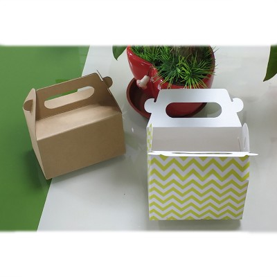 Handle Carton Boxes Corrugated Paper Box With Handle